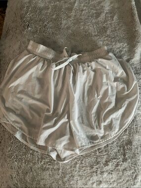 all in motion White Women's Athletic Shorts with Drawstring Waist